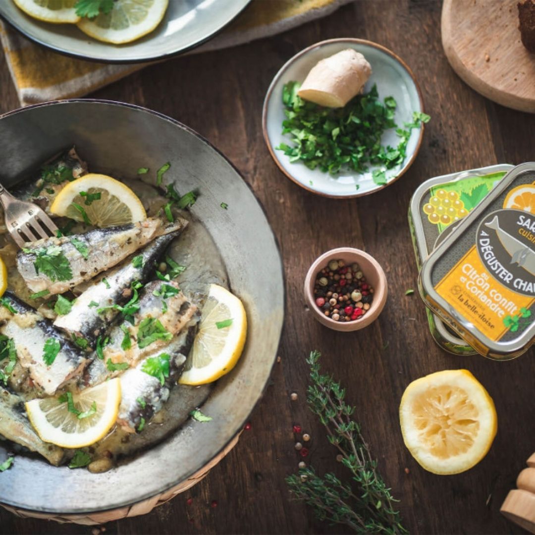Sardinen mit Zitrone & Koriander zum Braten