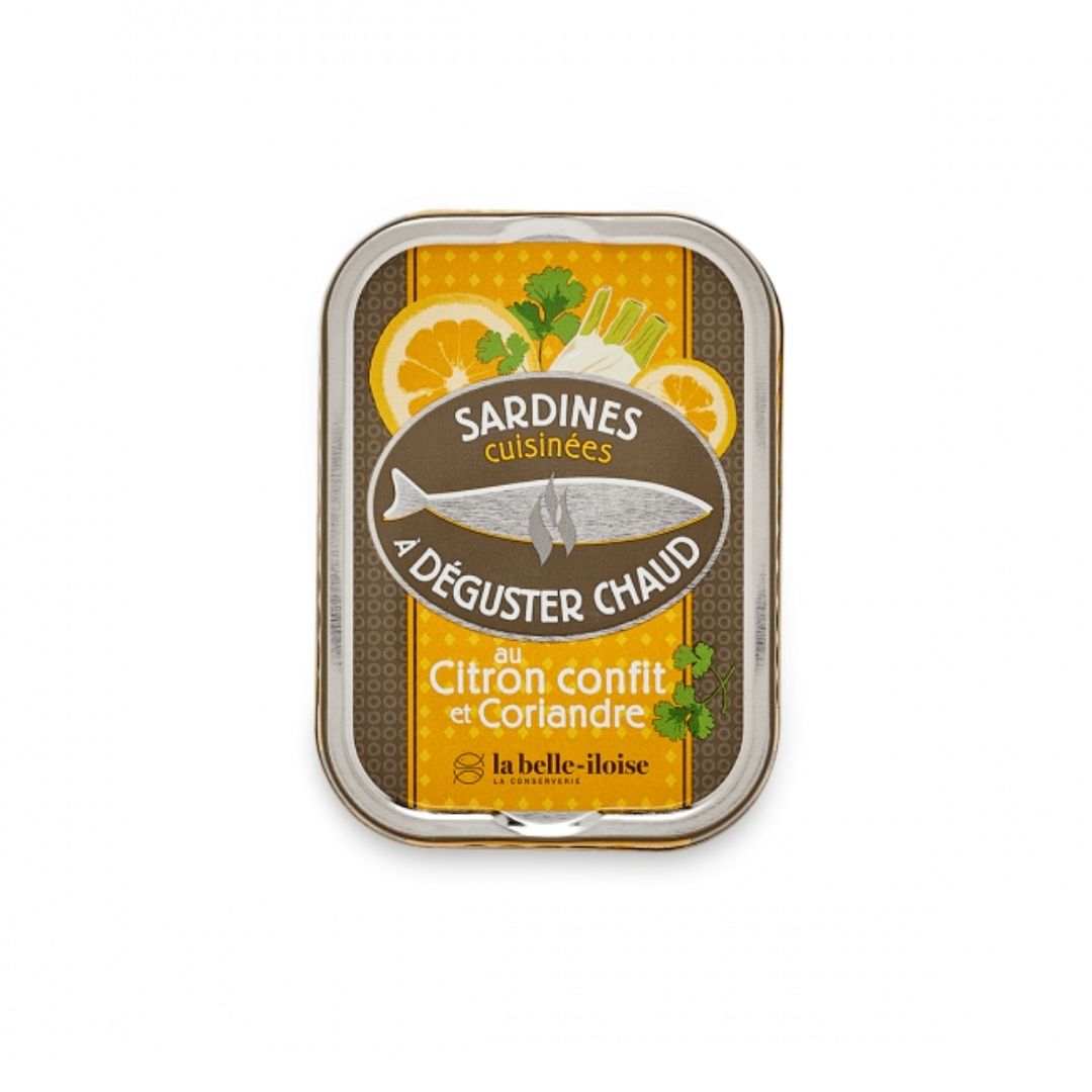 Sardinen mit eingelegten Zitronen und Koriander zum Braten
