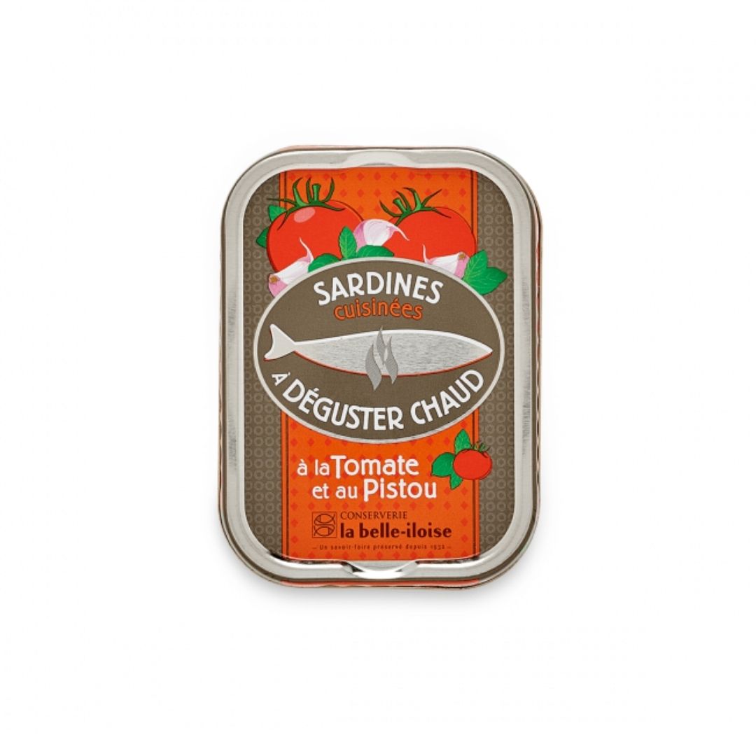 Sardinen mit Tomaten und Pistou zum Braten