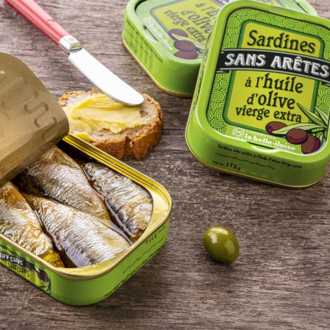 Sardinenfilets ohne Gräten