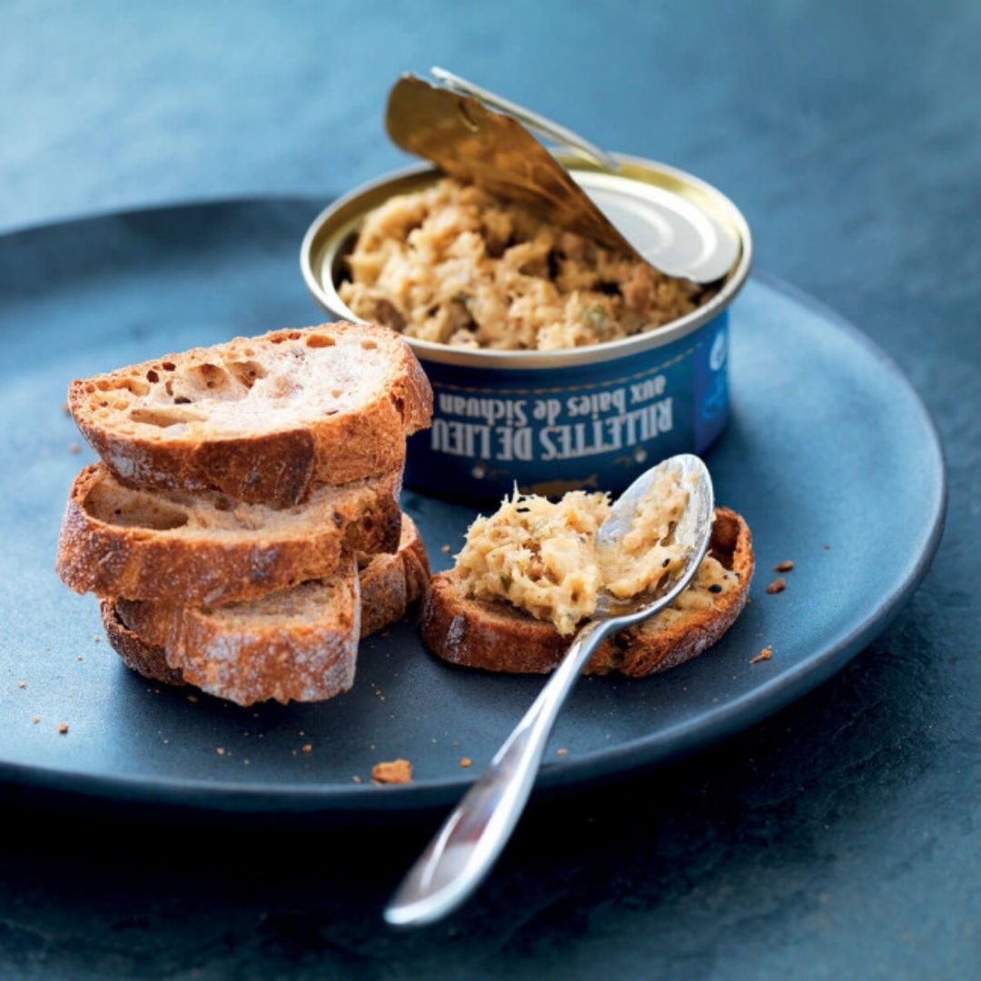 Seelachs-Rillette mit Szechuan-Pfeffer