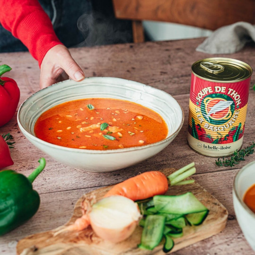 Thunfischsuppe nach baskischer Art