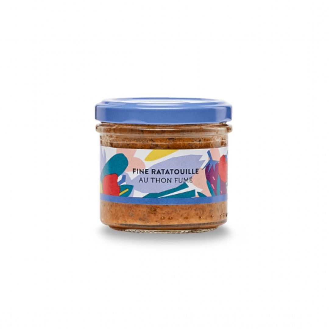 Ratatouille mit geräuchertem Thunfisch