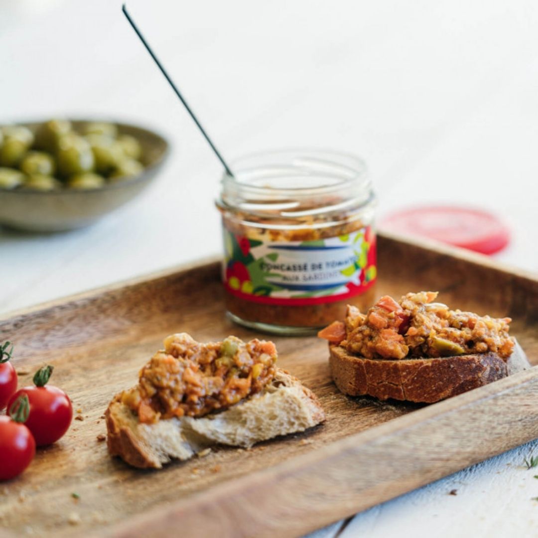 Tomatenaufstrich mit Sardinen