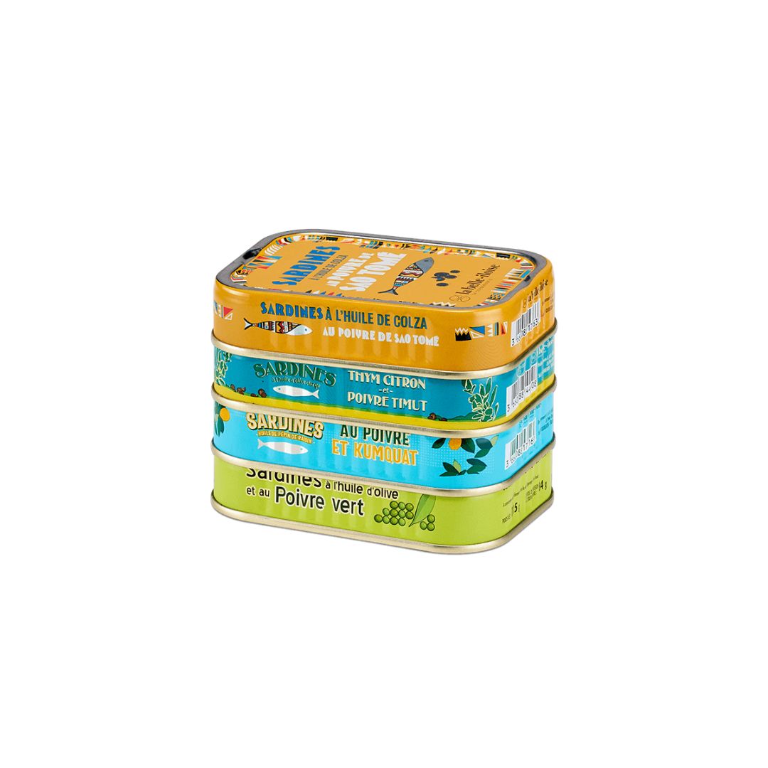 Sardinenset "Pfeffer" – 4 Sorten à