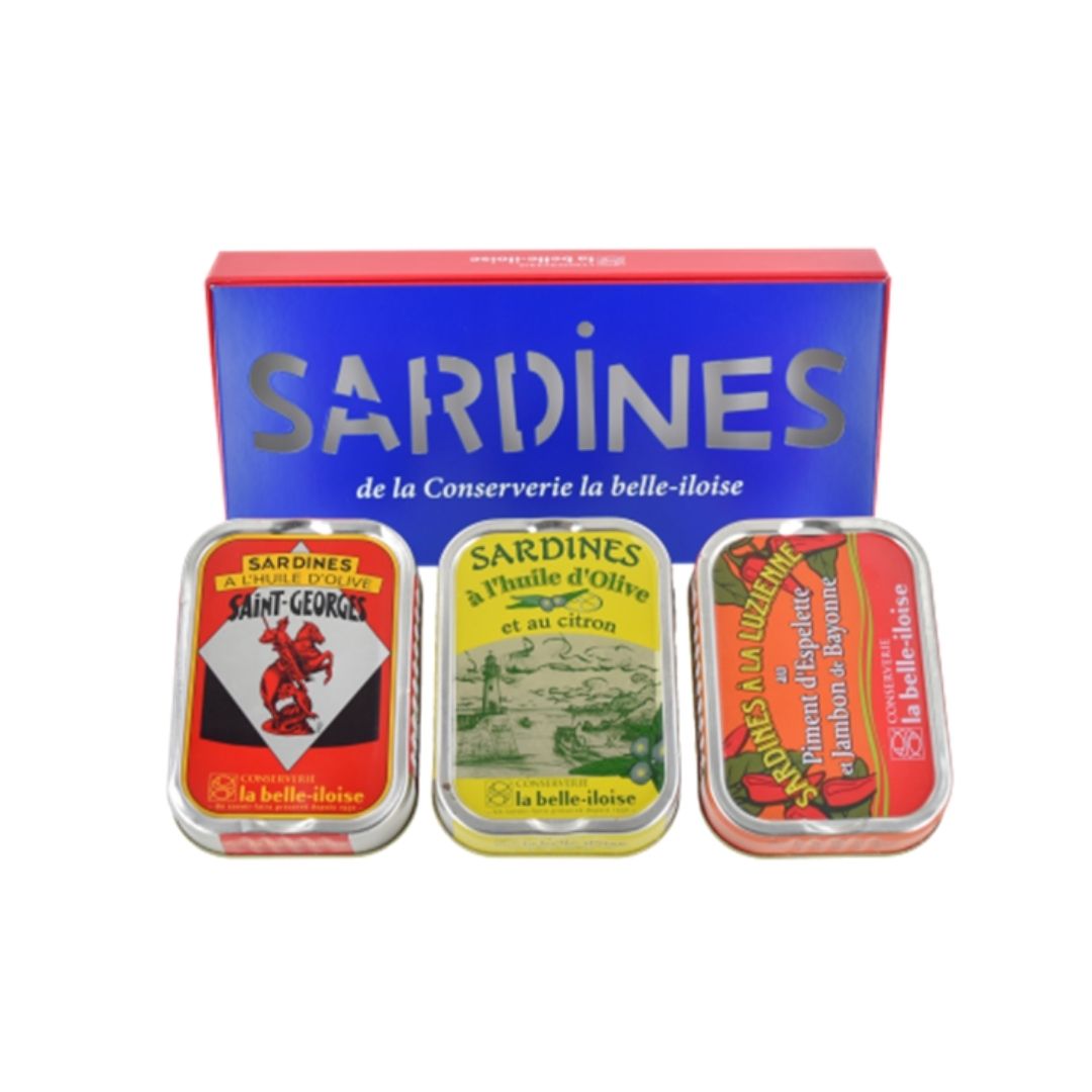 Geschenkset "Sardines" – 3 Rezepte in der Kartonbox