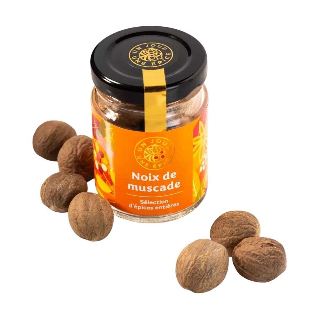 Muskatnuss mit Mini-Reibe