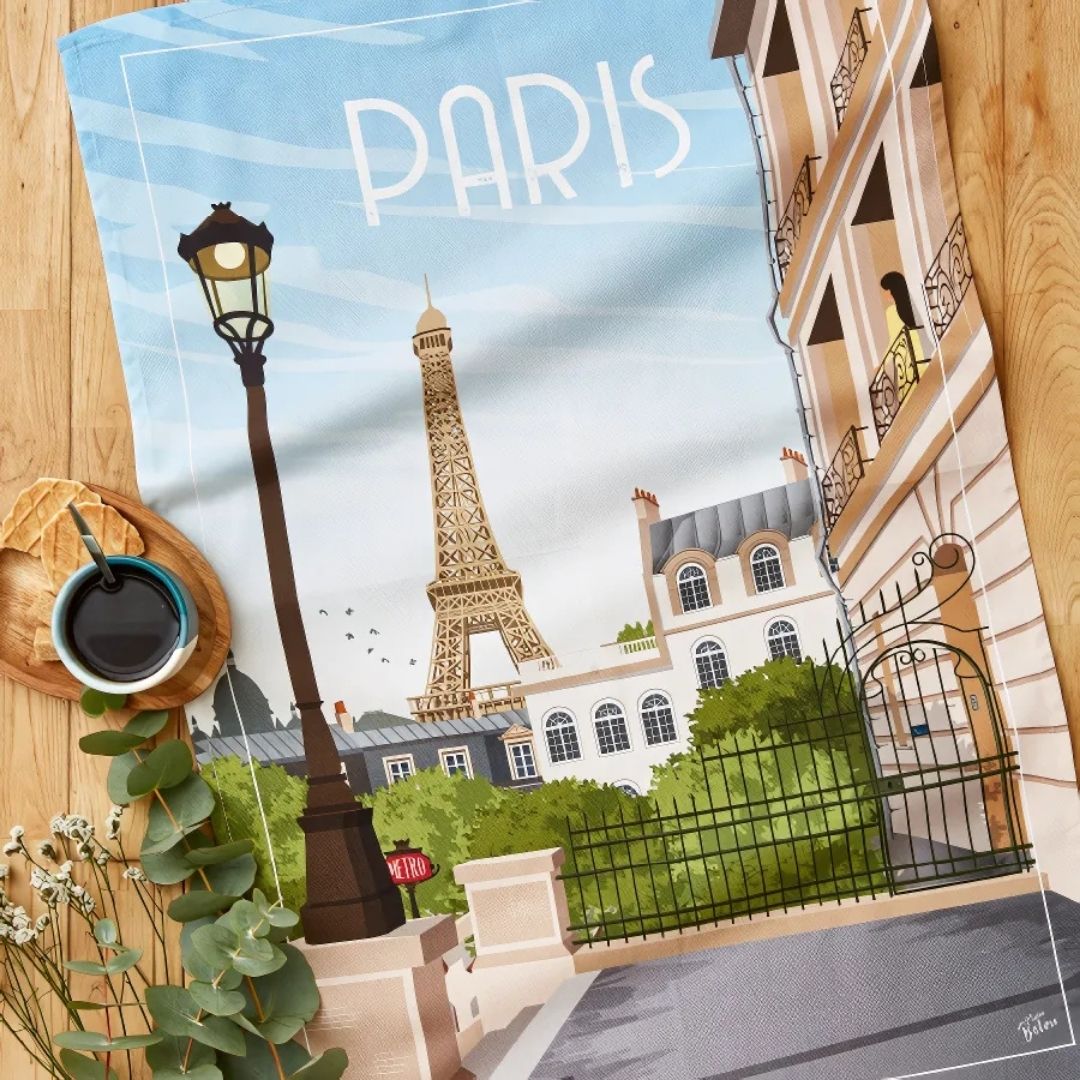 Geschirrtuch Paris