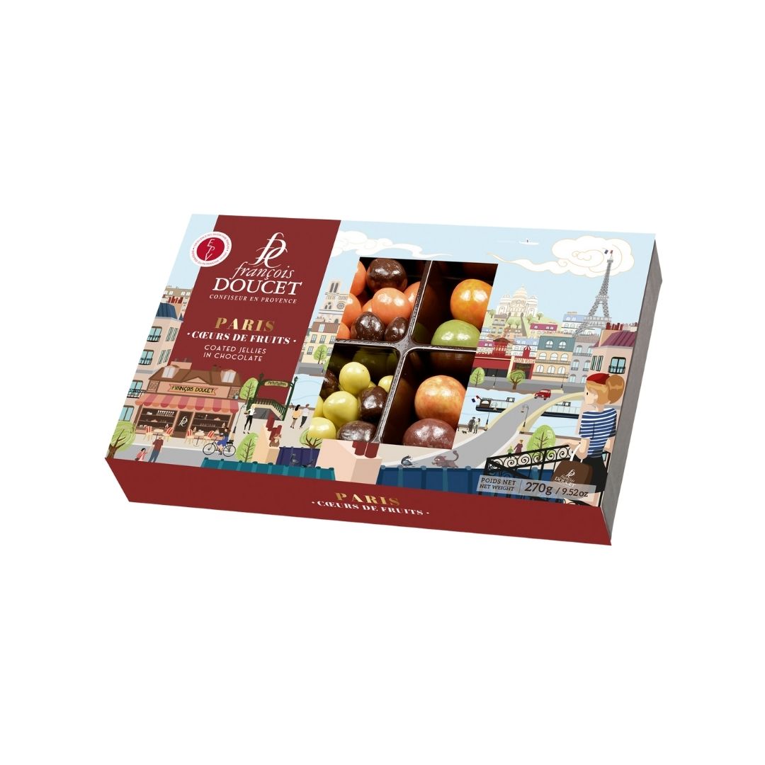 Coeur de fruits „Voyage à Paris“