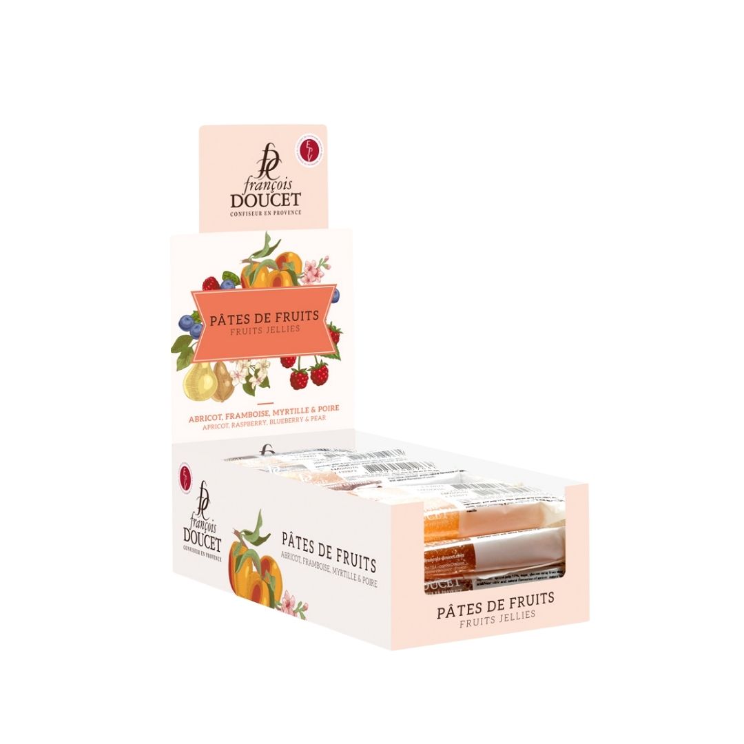 Aufsteller mit 32 Pâte de fruits