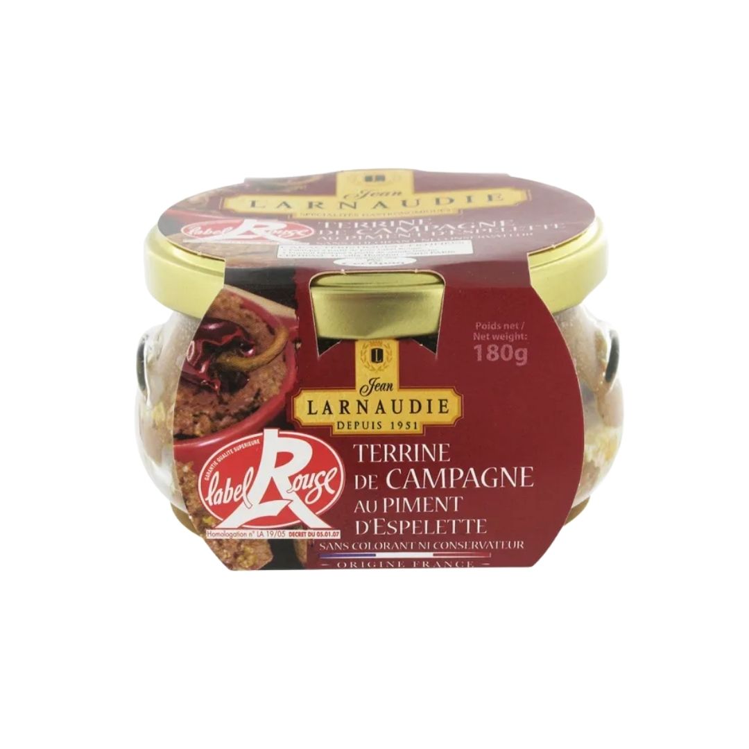 Landterrine mit Piment d'Espelette
