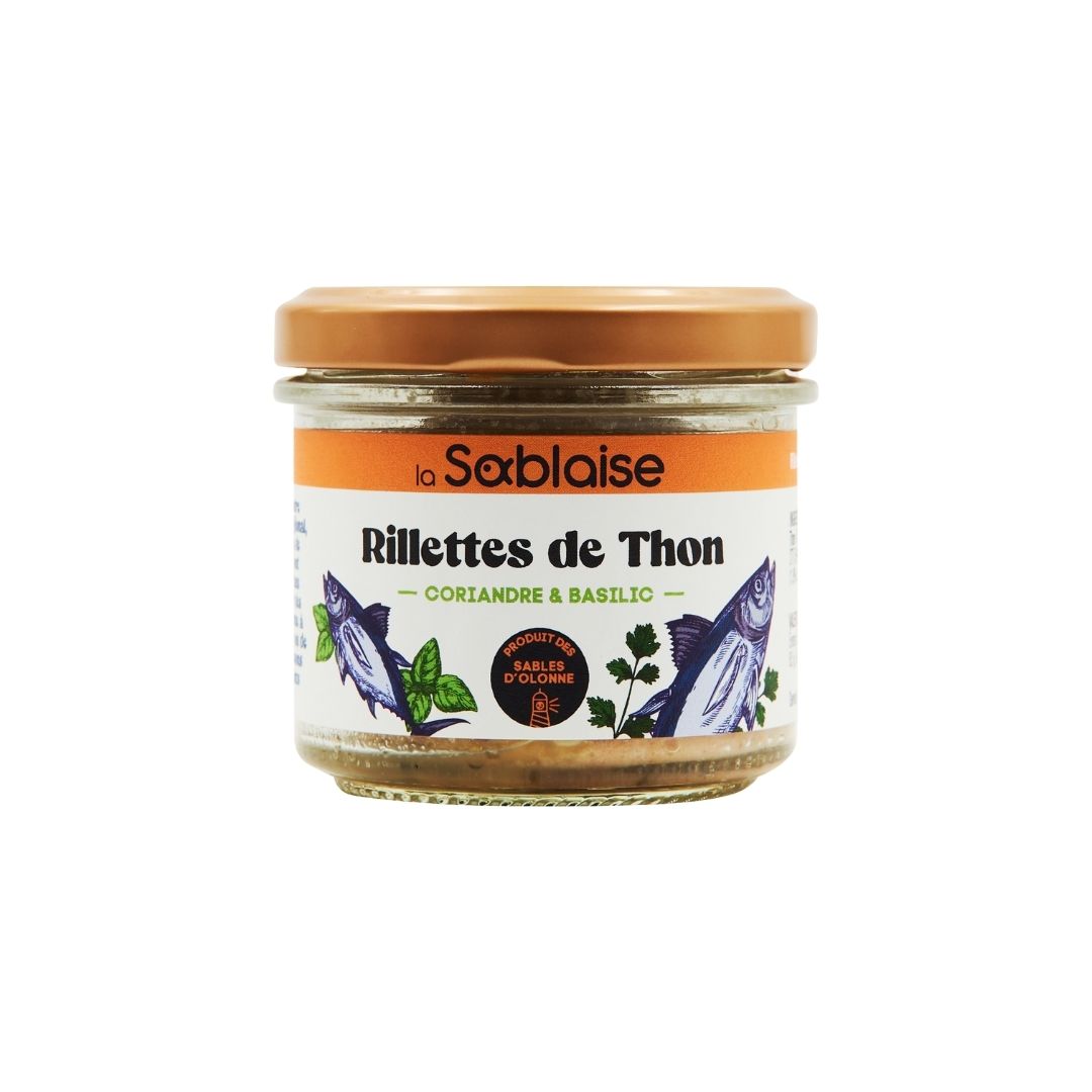 Thunfischrillette mit Koriander und Basilikum