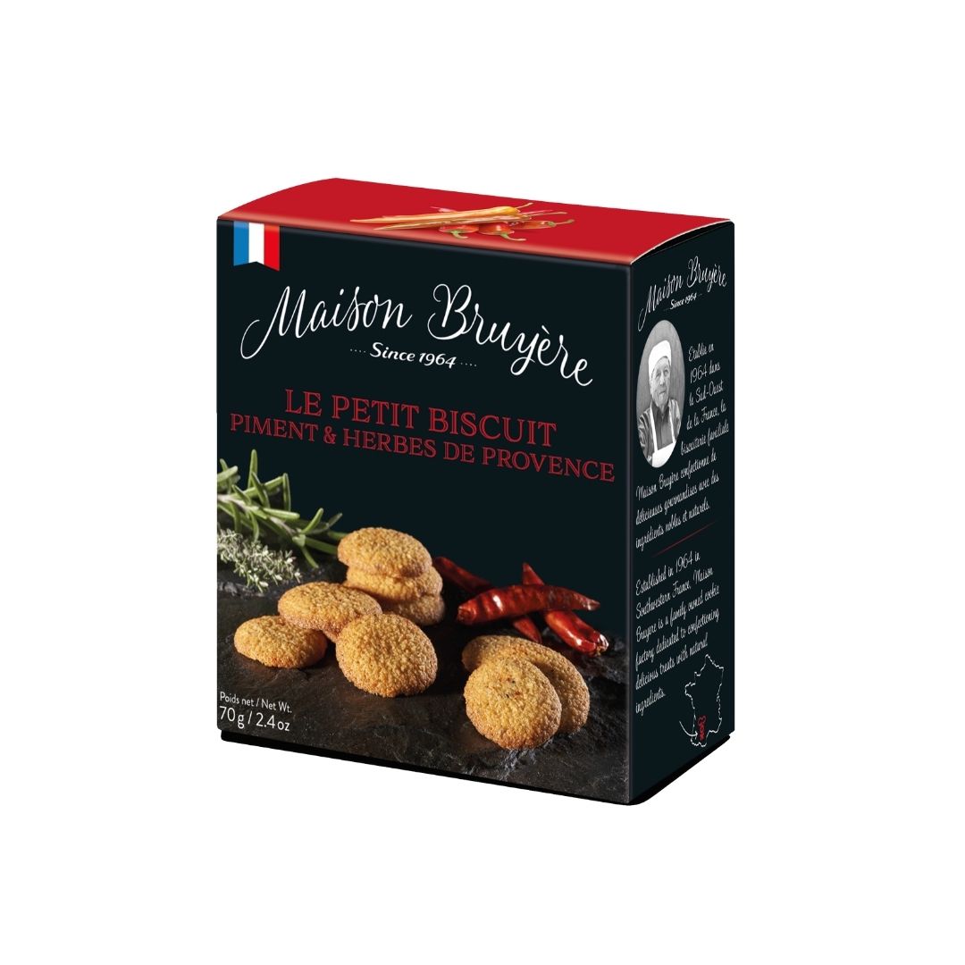 Le Petit Biscuit mit Kräutern der Provence und Chili