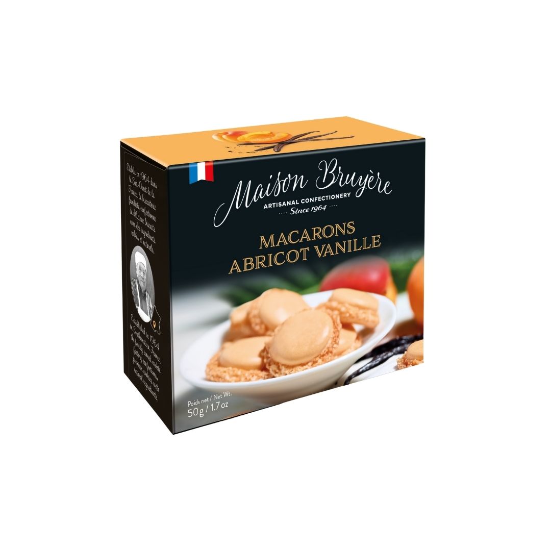 Macarons Aprikose / Vanille