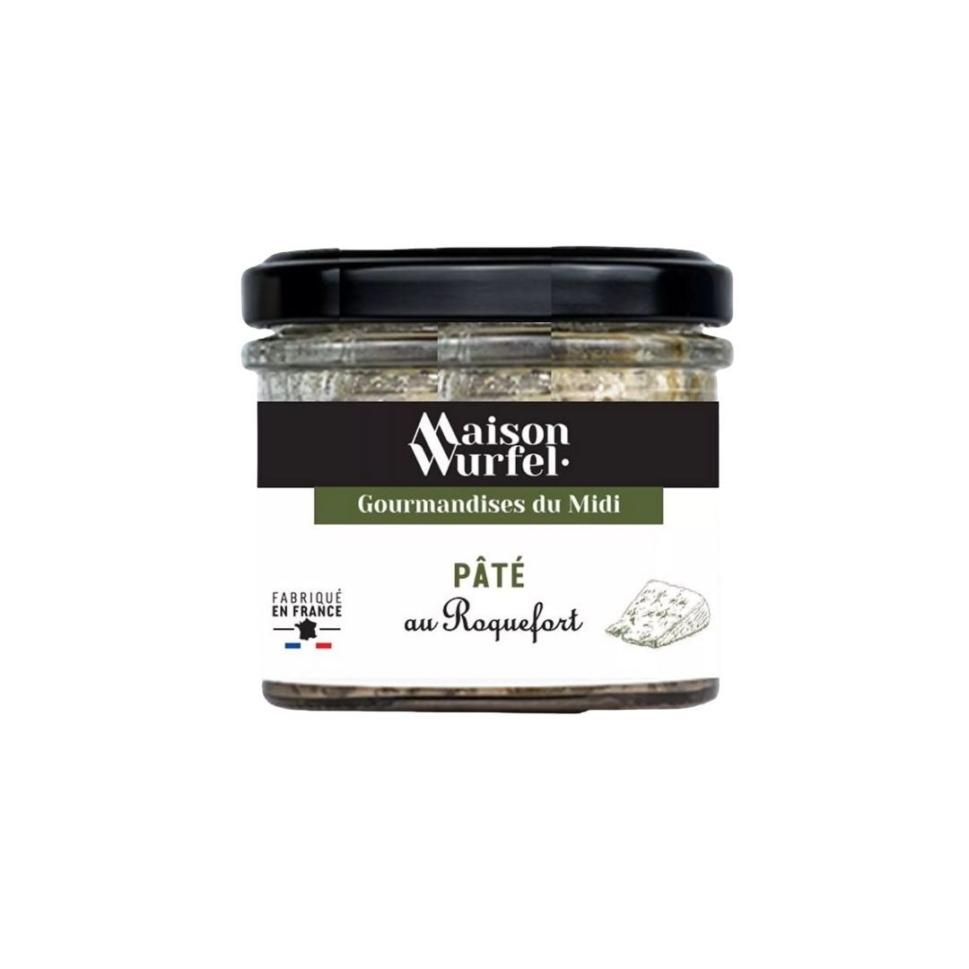 Pastete mit Roquefort-Käse