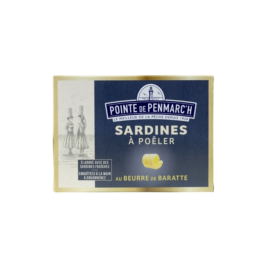 Sardinen mit Fassbutter zum Braten