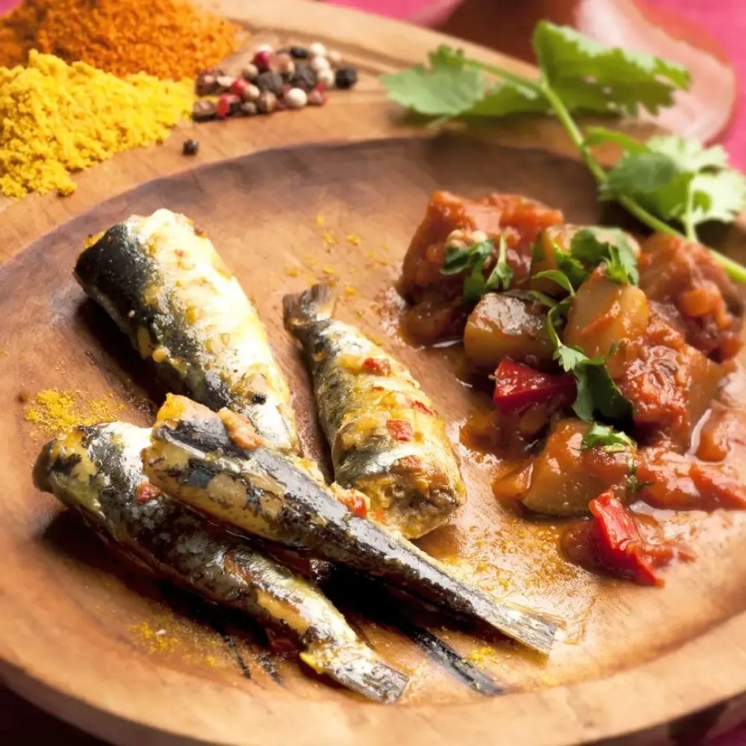 Bratsardinen mit Curry & Kurkuma