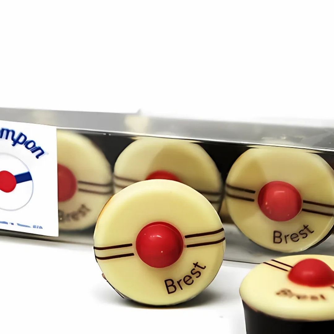 Pralinen-Riegel mit 6 Pompons
