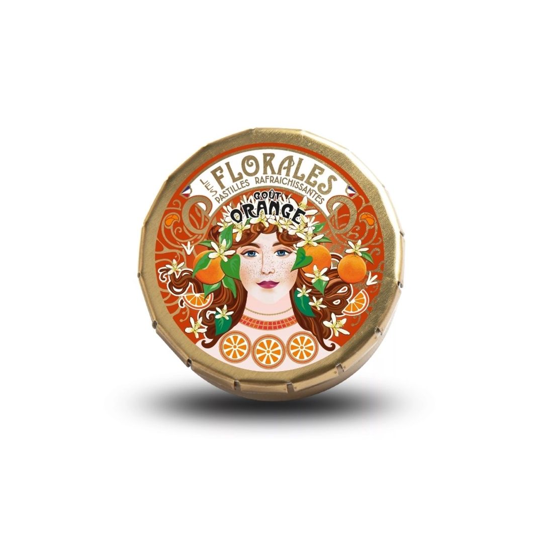 Pastillen - Orange (Display mit 12 Stk.) – 12x