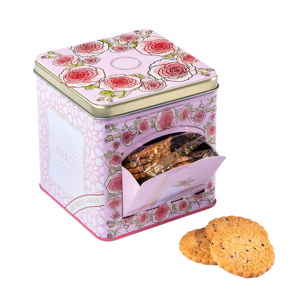 Mini-Spenderbox aus Metall „Merci“