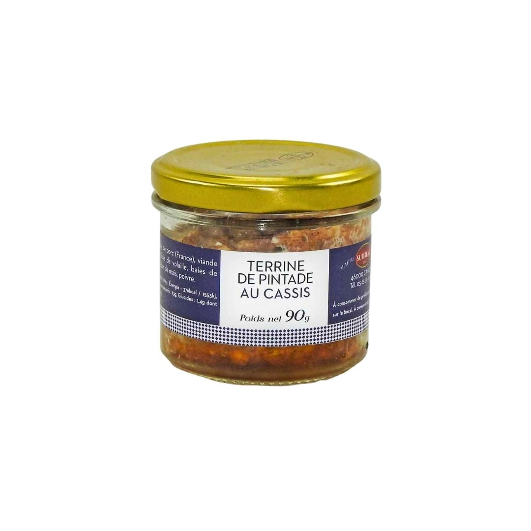 Perlhuhnterrine mit Johannisbeeren – Glas