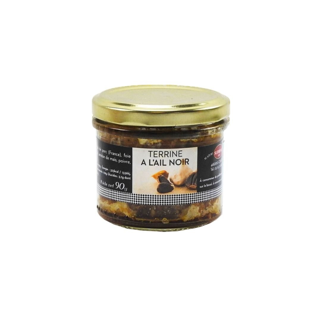 Terrine mit schwarzem Knoblauch – Glas