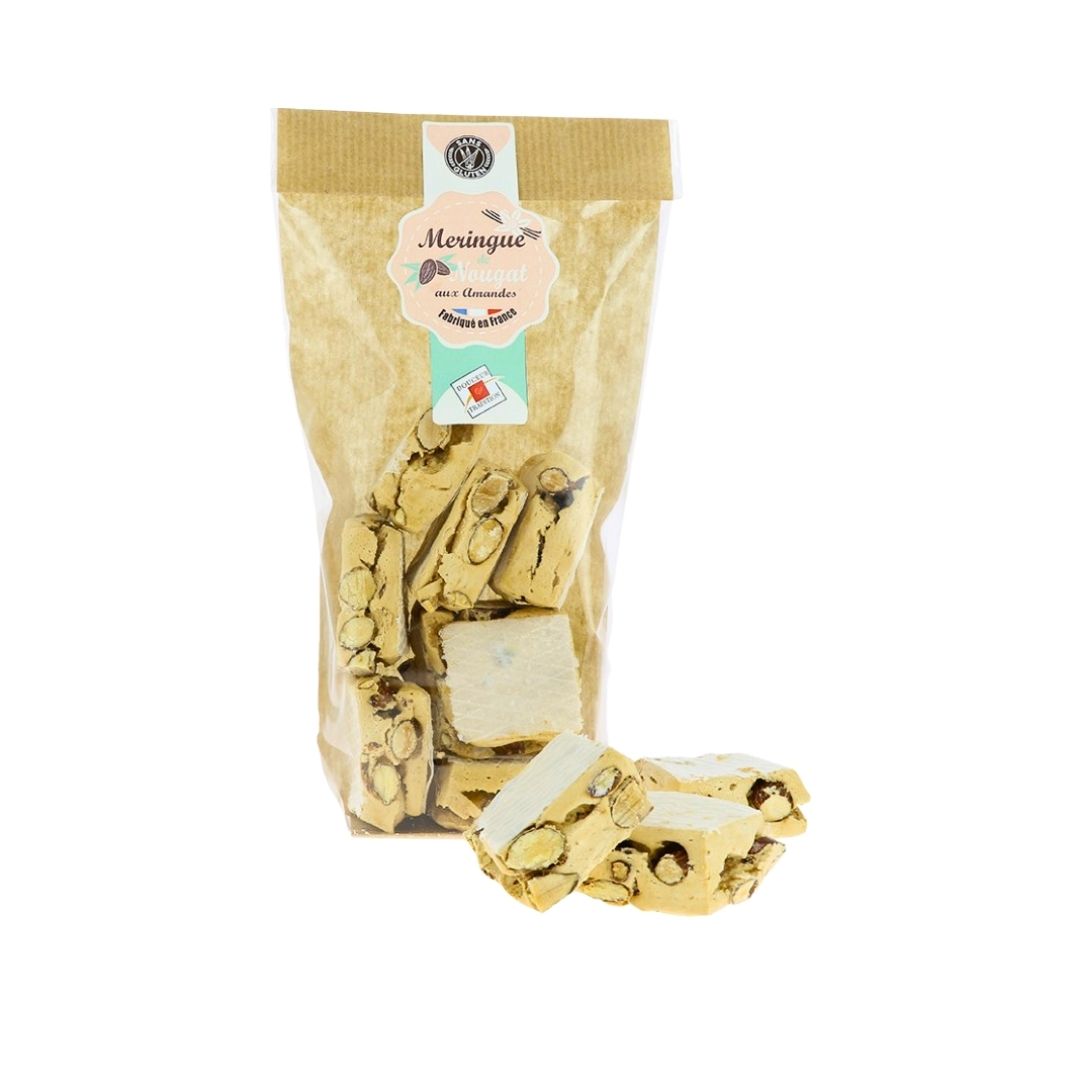 Weicher Mandel-Meringue-Nougat – Beutel