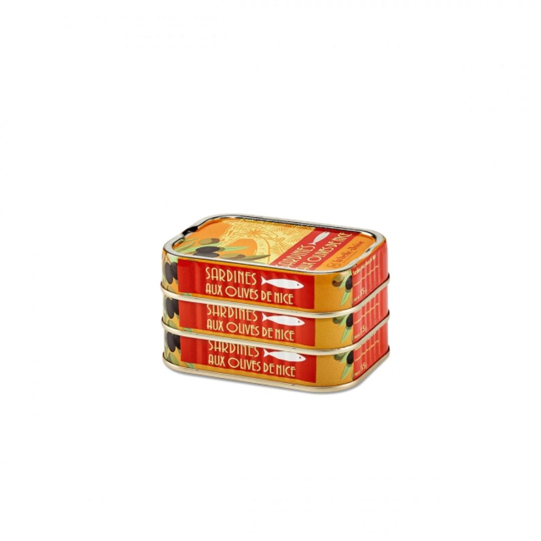 Sardinen mit Nizza-Oliven