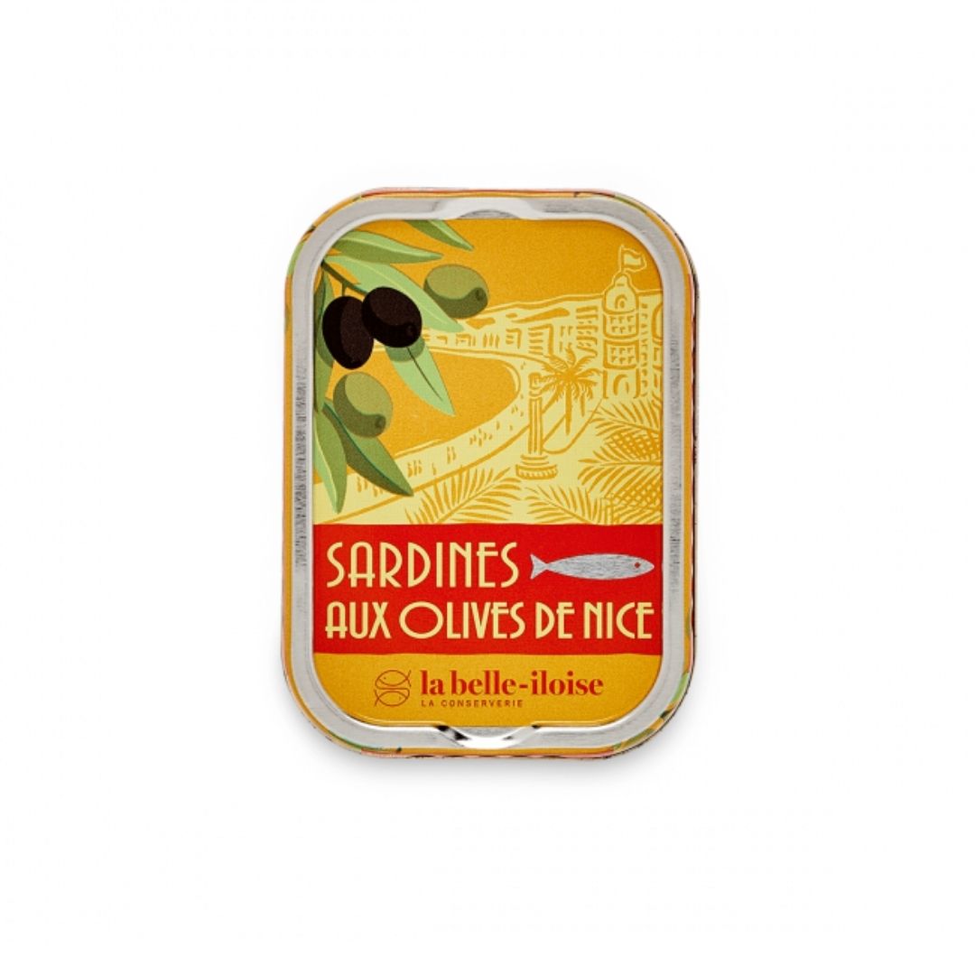 Sardinen mit Nizza-Oliven