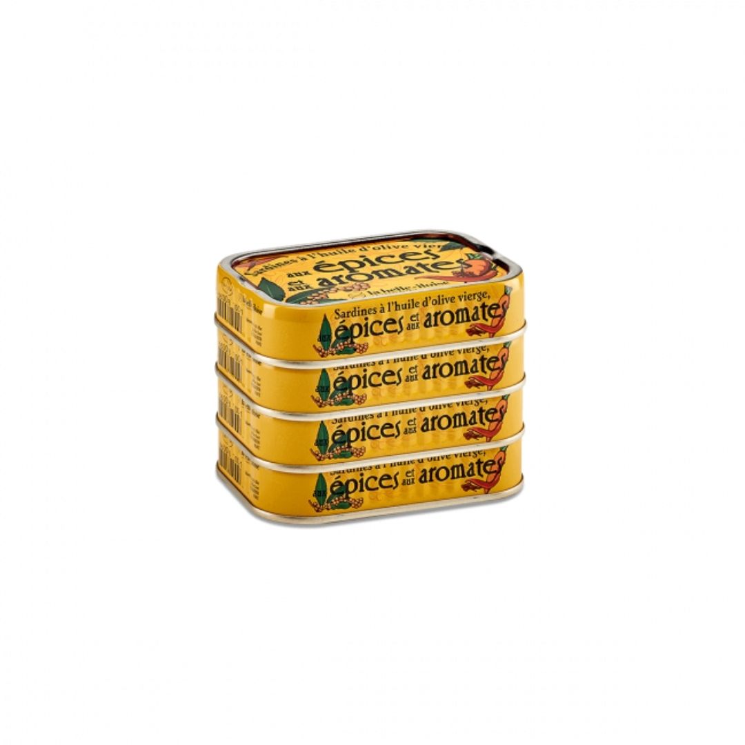 Sardinen mit Gewürzen