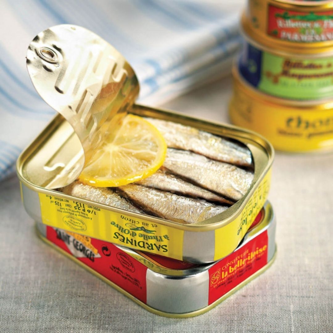 Sardinen mit Zitrone