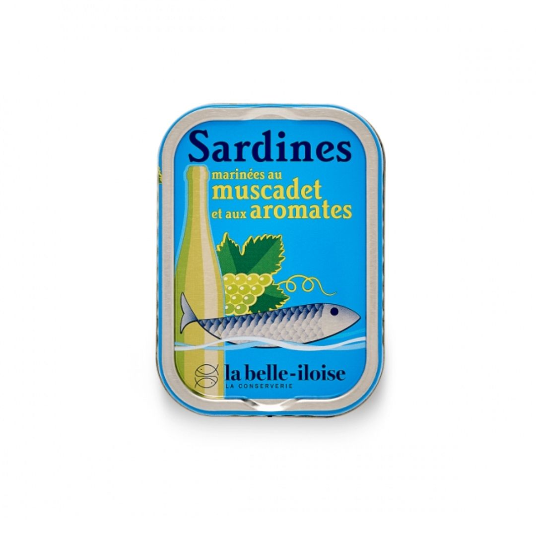 Sardinen mit Weißwein und Aromen