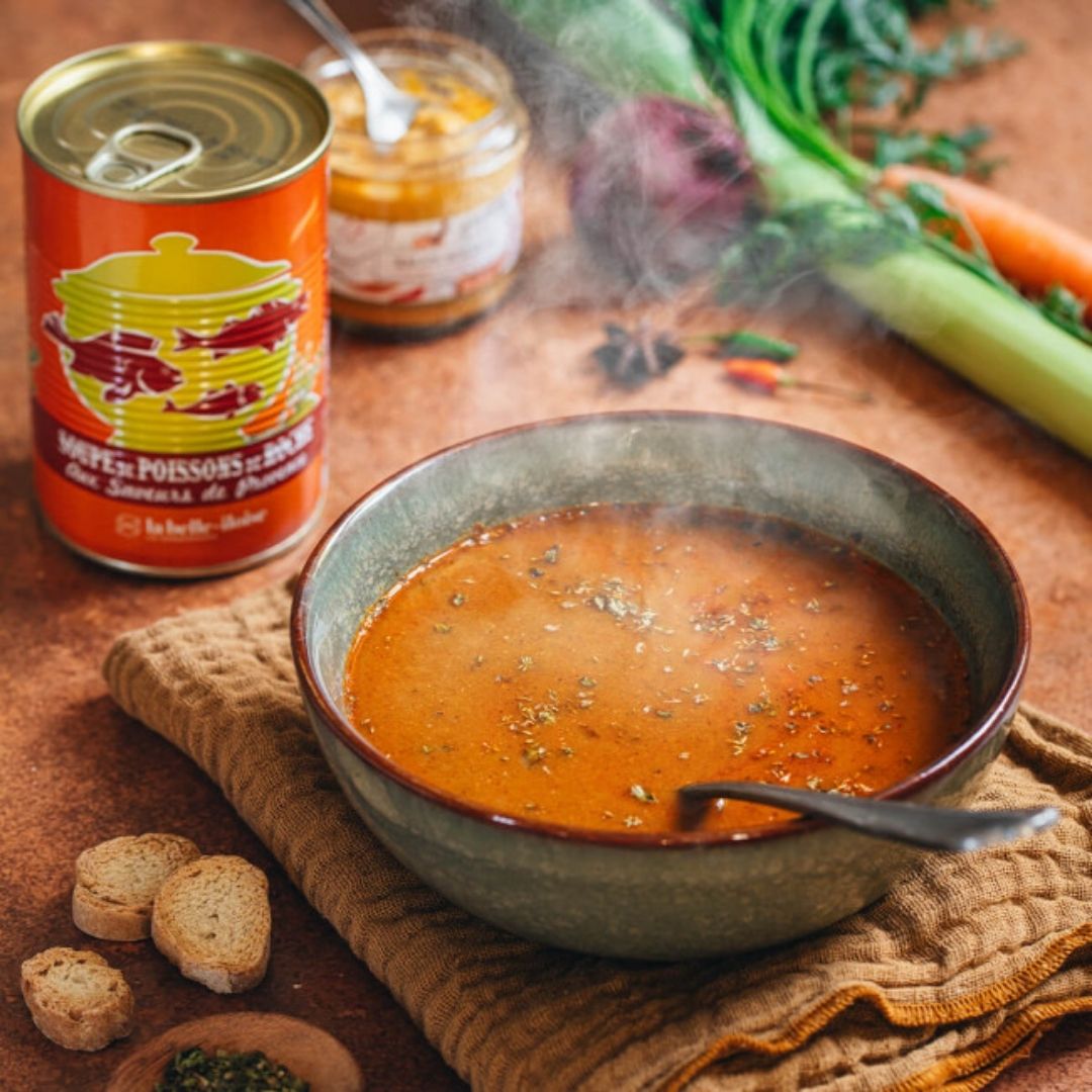 Fischsuppe mit Kräutern der Provence