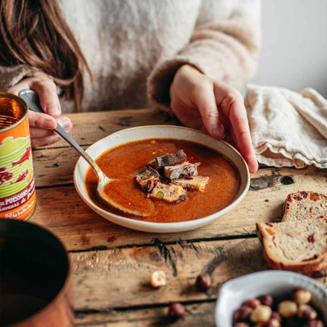 Fischsuppe mit Kräutern der Provence