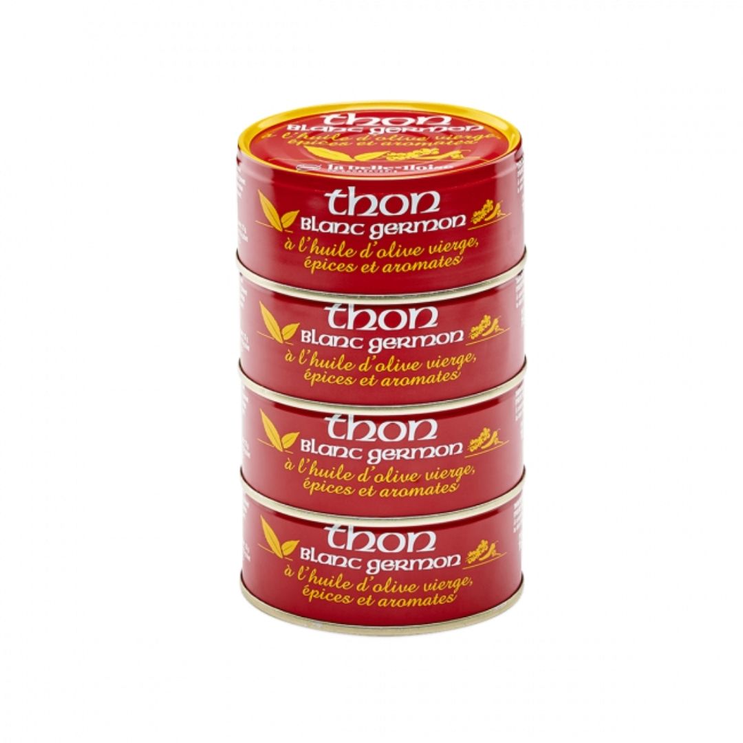 Weißer Thunfisch Germon mit Gewürzen