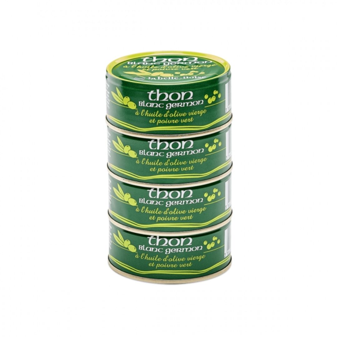 Weißer Thunfisch Germon mit Olivenöl & Pfeffer