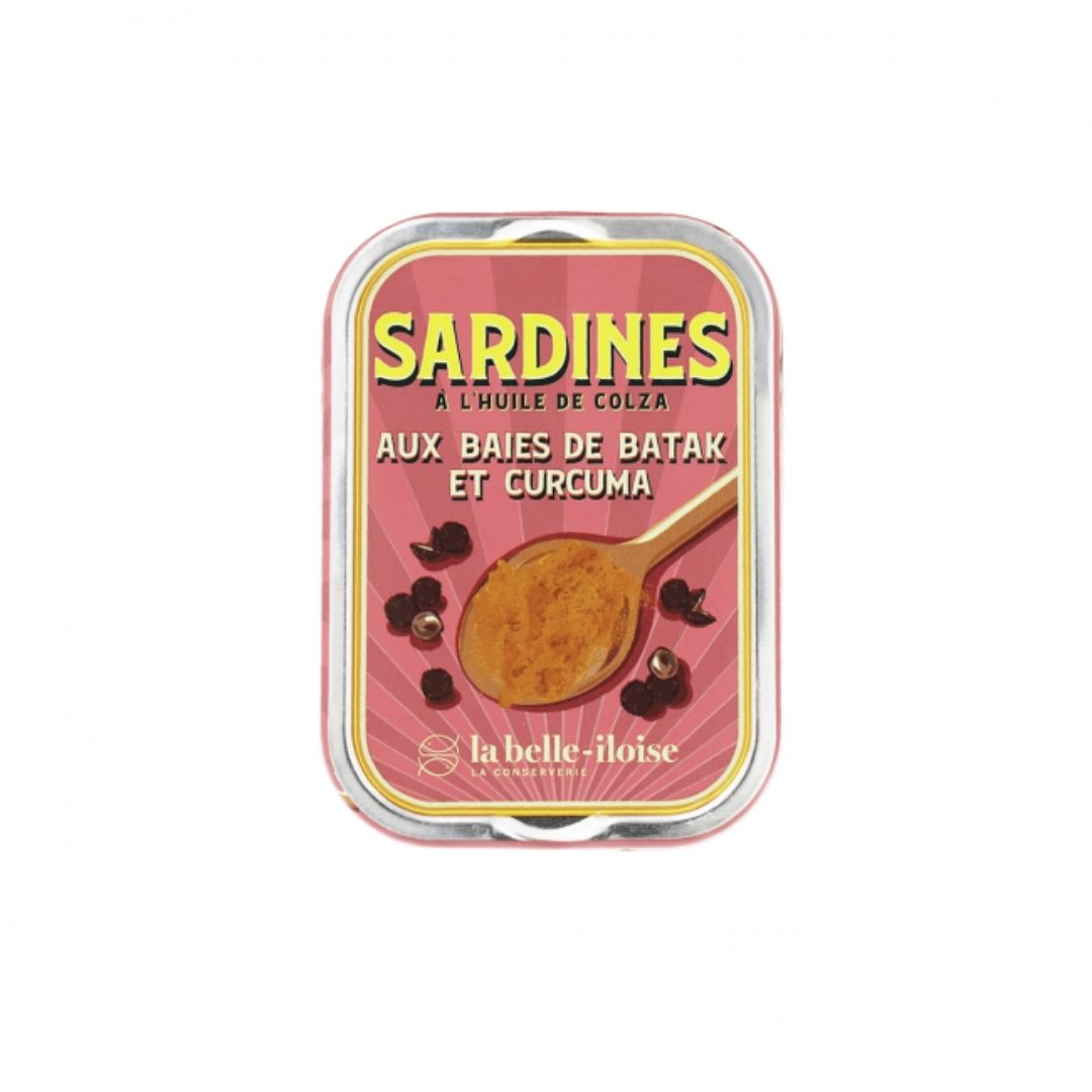 Sardinen mit Rapsöl, Batak-Pfeffer und Kurkuma