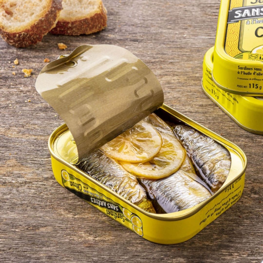 Sardinen ohne Gräten mit Zitrone