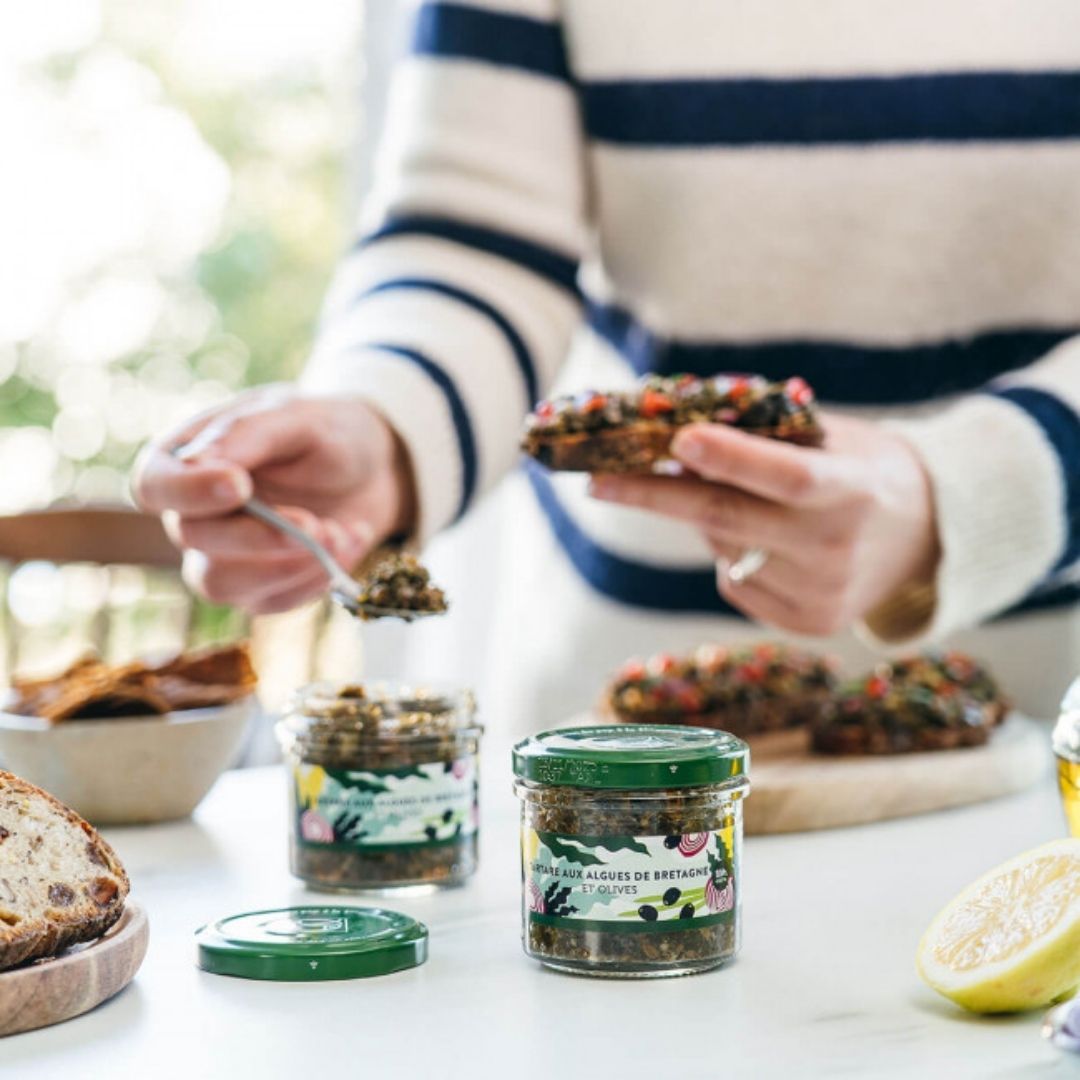 Algen-Tartar mit Oliven