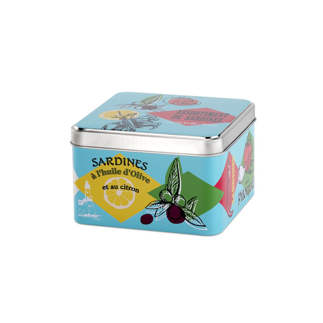 Sardinen-Geschenkdose Metall
