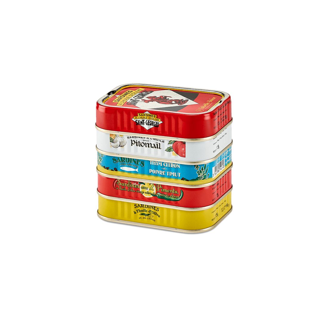 Sardinen-Geschenkdose Metall