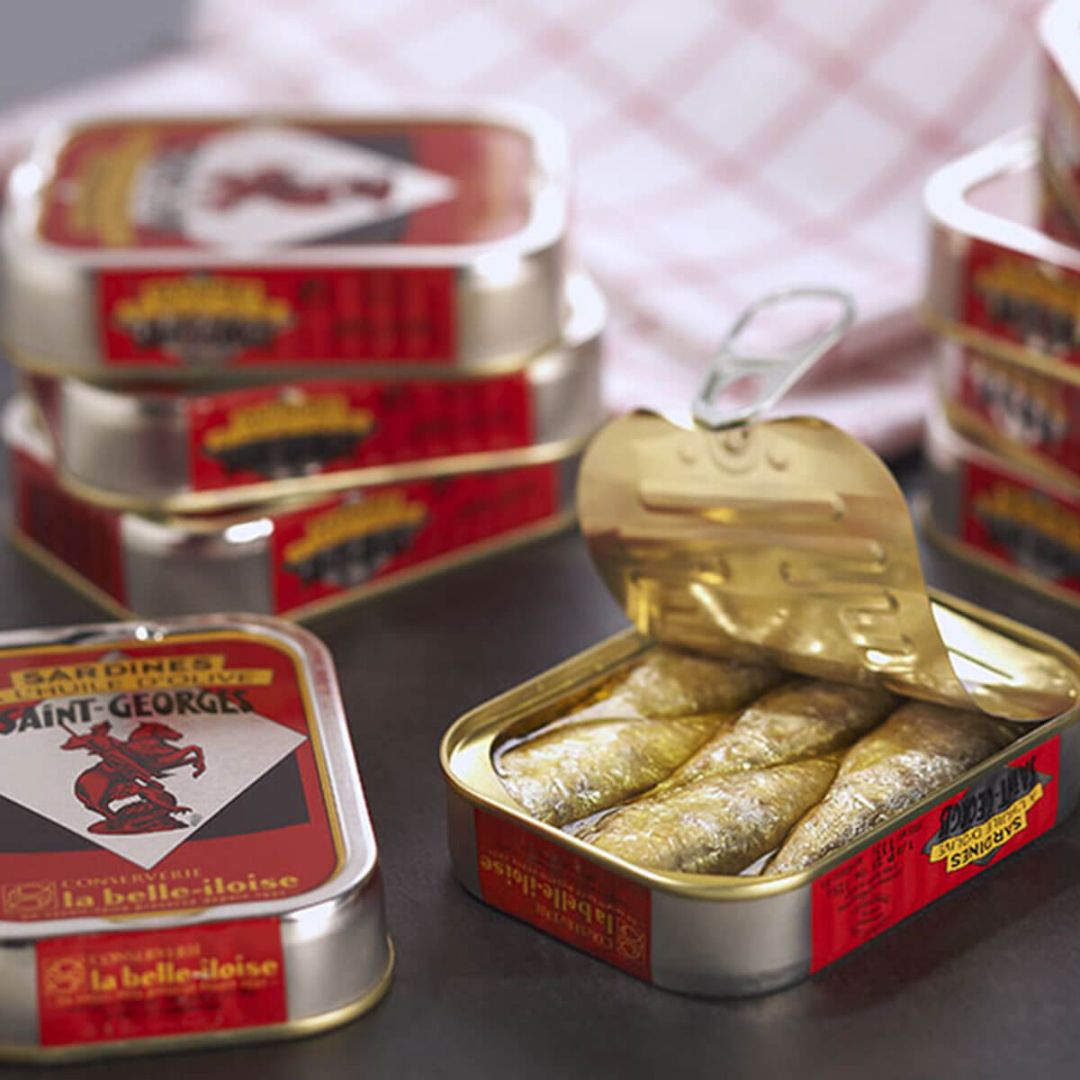 Sardinen-Geschenkdose Metall