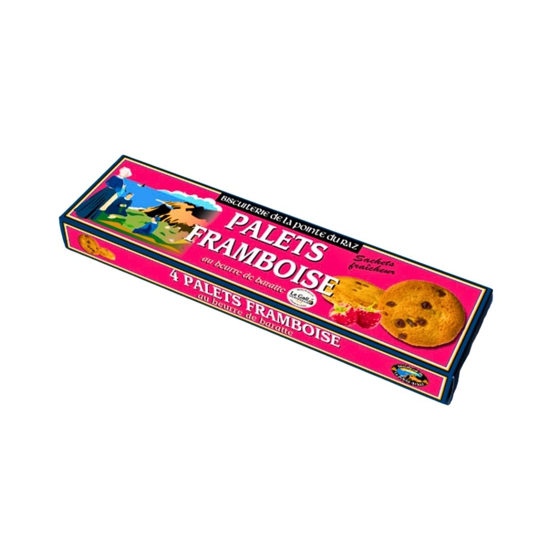 Palets Bretons mit Himbeere