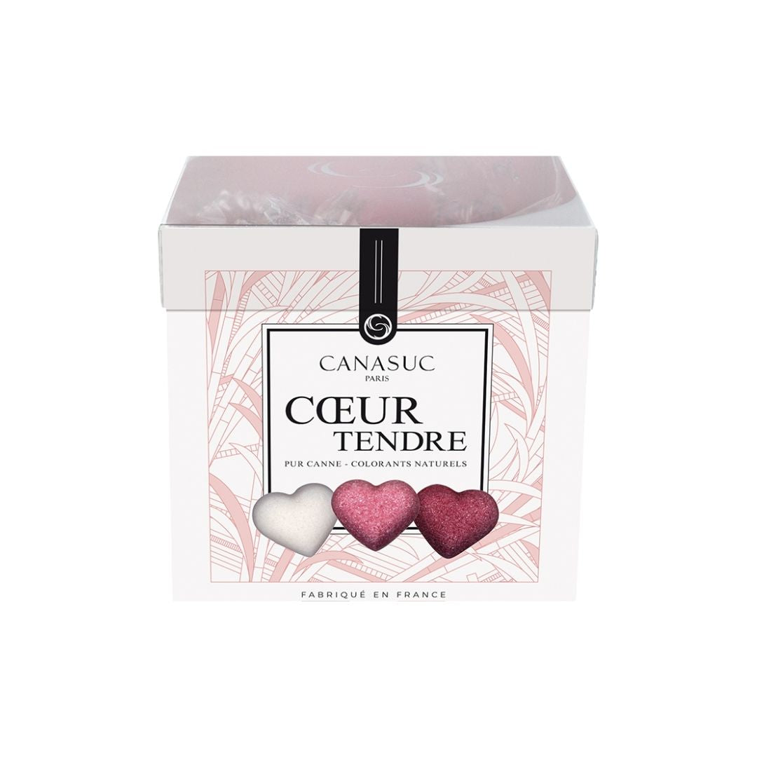 Geschenkkarton Cœur tendre (Zuckerstk. einzeln verpackt)