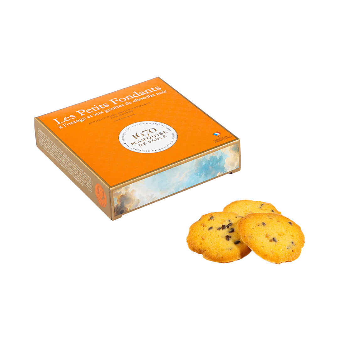 Les petits fondants Orangen und Schokoladenstückchen Etui