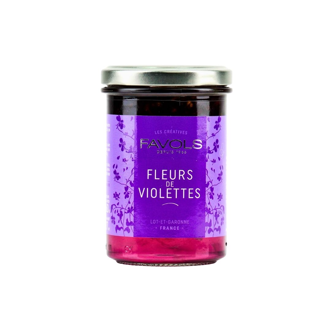 Veilchenblütenconfit