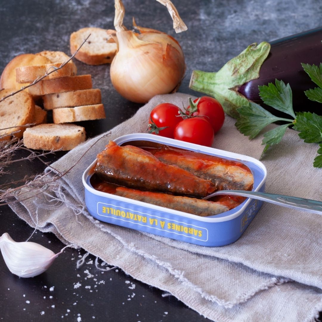 Sardinen mit Ratatouille