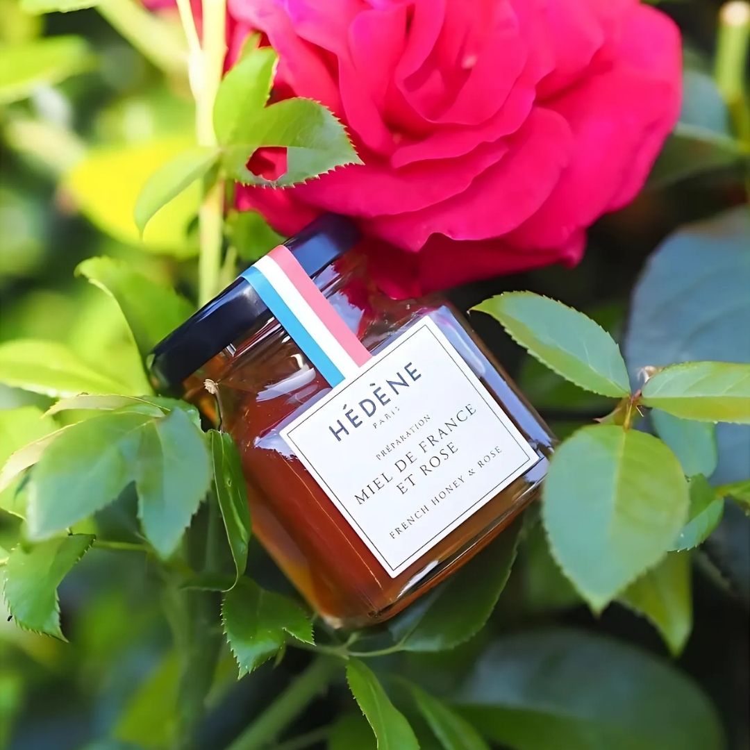 Akazienhonig mit Rose