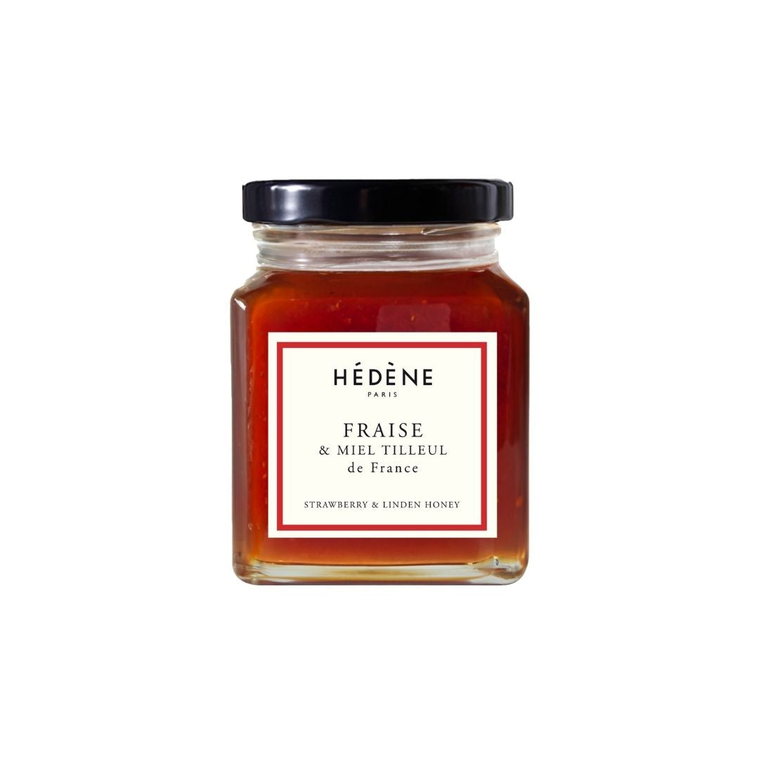 Zubereitung aus Erdbeeren und Lindenblütenhonig