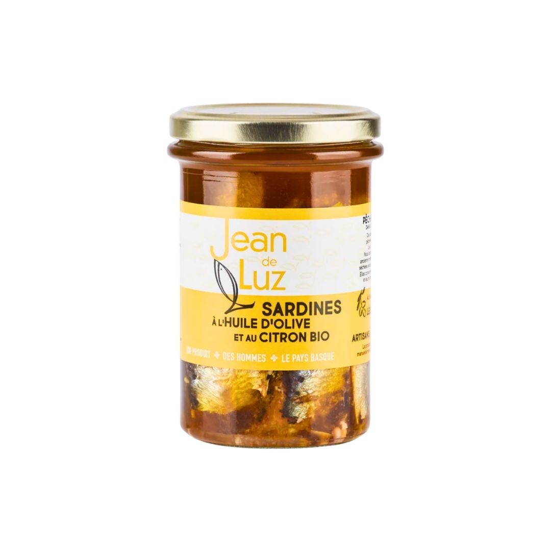 Sardinen in nativem BIO-Olivenöl mit BIO-Zitrone